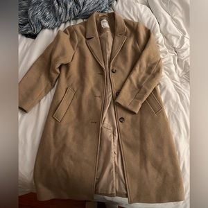 Abercrombie Wool Coat - Camel size L